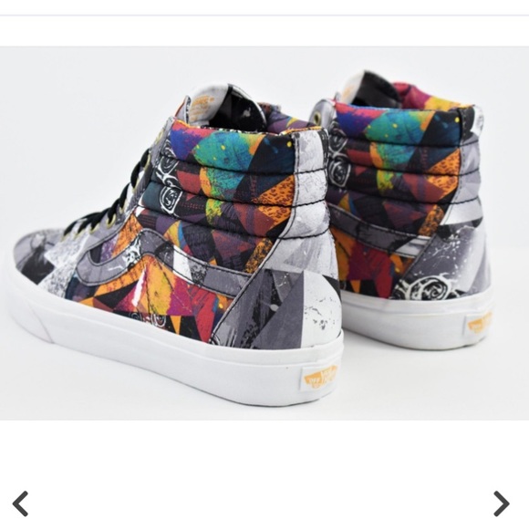 Vans sk8 -hi abstract multi sneaker shoes new - Picture 2 of 3